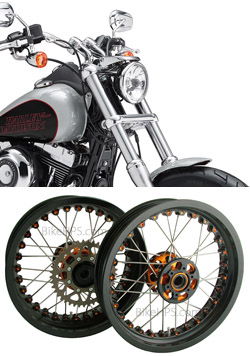Kineo Wire Spoked Wheels for Harley-Davidson FXDL Low Rider 2013> onwards 