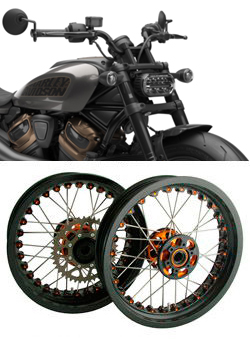 Kineo Wire Spoked Wheels for Harley-Davidson RH1250S Sportster S 2021> onwards 