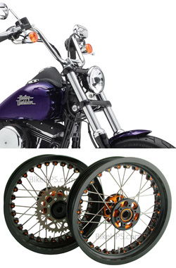 Kineo Wire Spoked Wheels for Harley-Davidson FXDB Street Bob (ABS) 2012-2017 