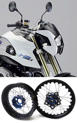 Kineo Wire Spoked Wheels for BMW HP2 Megamoto 2007-2012 
