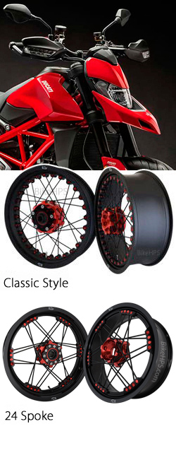 Kineo Wire Spoked Tubeless Wheels for Ducati 950, 950SP & 950 RVE Hypermotard 2019> onwards