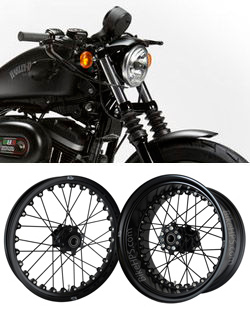 Kineo Wire Spoked Wheels for Harley-Davidson XL883N Iron 2010> onwards 