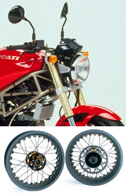 Kineo Wire Spoked Wheels for Ducati 900 Monster 1993-1999 