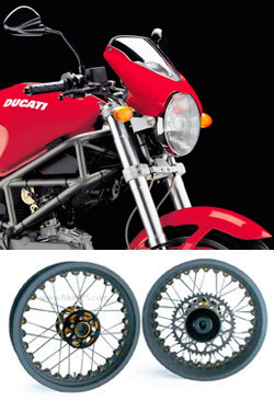 Kineo Wire Spoked Wheels for Ducati Monster 620 2002-2006 