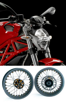 Kineo Wire Spoked Wheels for Ducati Monster 795 2012-2015 