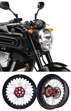 Kineo Wire Spoked Tubeless Wheels for Yamaha MT-01 2005-2012