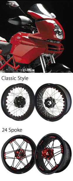 Kineo Wire Spoked Wheels for Ducati 1100 Multistrada 2007-2009 