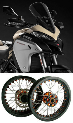 Kineo Wire Spoked Tubeless Wheels for Ducati 1260 Multistrada Enduro 2019> onwards