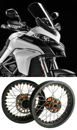 Kineo Wire Spoked Wheels for Ducati 950 Multistrada 2017> onwards 