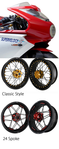 Kineo Wire Spoked Tubeless Wheels for MV Agusta Superveloce 800 2020> onwards