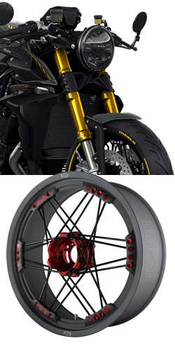 Kineo Wire Spoked Rear Wheel for MV Agusta Rush 2020> onwards 