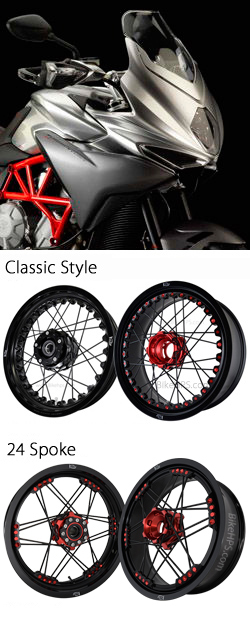 Kineo Wire Spoked Tubeless Wheels for MV Agusta Turismo Veloce 800 2015> onwards