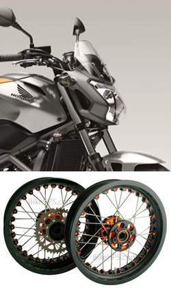 Kineo Wire Spoked Wheels for Honda NC700S 2012-2013 