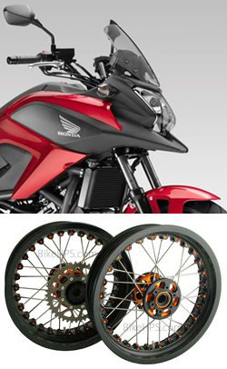 Kineo Wire Spoked Wheels for Honda NC700X 2012> onwards  