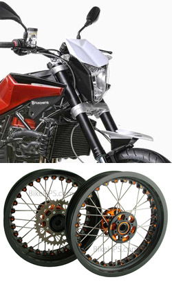 Kineo Wire Spoked Tubeless Wheels for Husqvarna Nuda 900 & 900R 2011-2013 