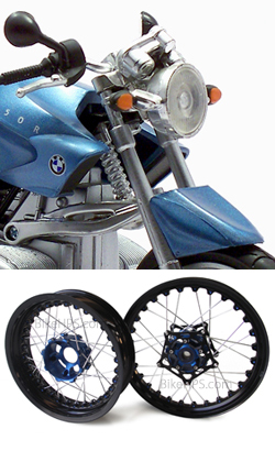 Kineo Wire Spoked Tubeless Wheels for BMW R1150R & Rockster 2000-2007