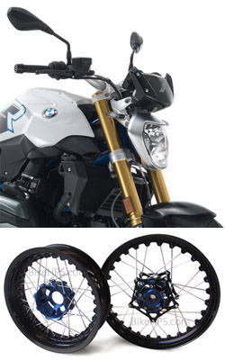 Kineo Wire Spoked Tubeless Wheels for BMW R1200R (including Sport model) 2015-2018