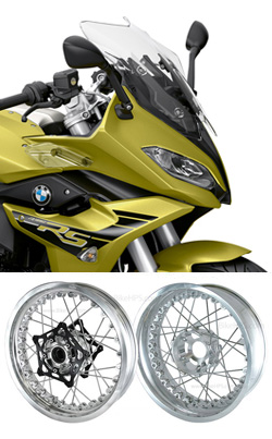Kineo Wire Spoked Tubeless Wheels for BMW R1250RS (inc. Exclusive & Sport models) 2019> onwards