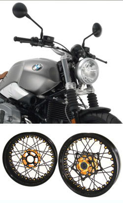 Kineo Wire Spoked Wheels for BMW R nineT Scrambler 2016> onwards 