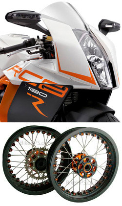 Kineo Wire Spoked Wheels for KTM 1190 RC8 2008-2015 