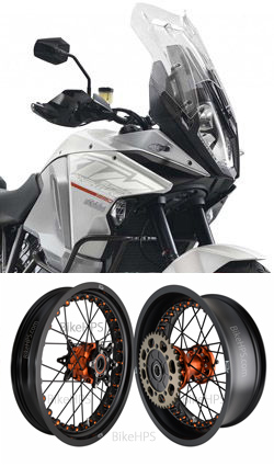 Kineo Wire Spoked Wheels for KTM 1290 Super Adventure (inc. R, S & T models) 2015> onwards 