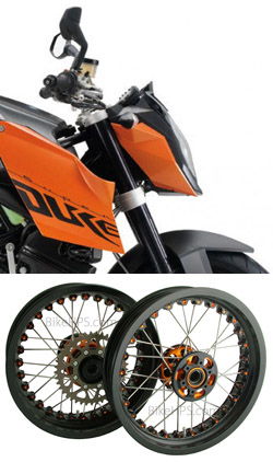 Kineo Wire Spoked Wheels for KTM 990 Super Duke 2005-2011