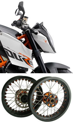 Kineo Wire Spoked Wheels for KTM 990 Super Duke R ABS 2010-2013 