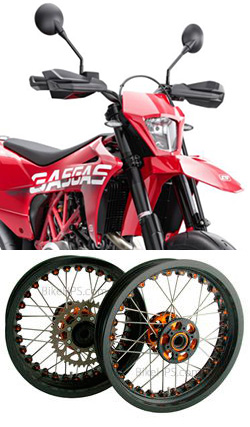Kineo Wire Spoked Wheels for Tubeless Tyres - GasGas SM 700 2022> Onwards 