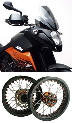 Kineo Wire Spoked Wheels for KTM 990 SMT Supermoto 2009-2013