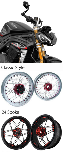 Kineo Wire Spoked Tubeless Wheels for Triumph Speed Triple 1200RS 2021> onwards