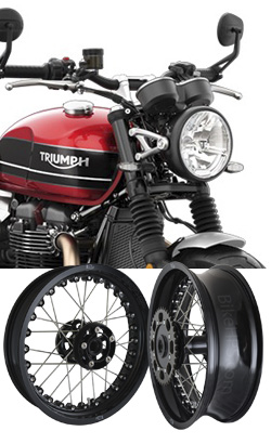 Kineo Wire Spoked Tubeless Wheels for Triumph Bonneville Speed Twin 1200 2019-2020 