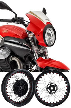Kineo Wire Spoked Tubeless Wheels for Moto Guzzi Sport 1200 & Sport 1200 4V 2006-2013