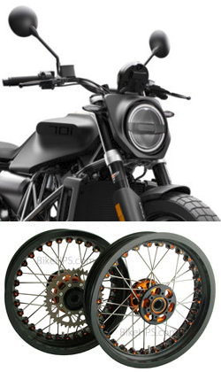 Kineo Wire Spoked Tubeless Wheels for Husqvarna Svartpilen 701 2018> Onwards