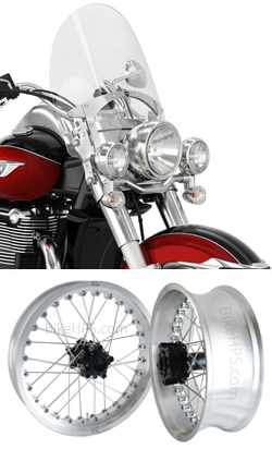 Kineo Wire Spoked Tubeless Wheels for Triumph Thunderbird 1700 LT 2014-2018