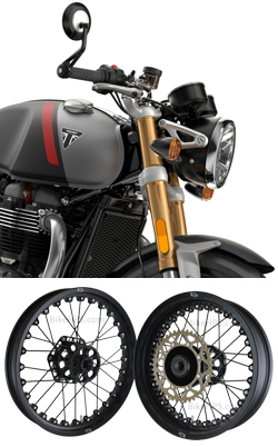 Kineo Wire Spoked Wheels for Triumph Thruxton 1200 RS & TFC 2020> onwards 