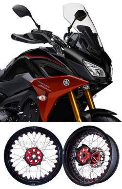 Kineo Wire Spoked Tubeless Wheels for Yamaha Tracer 900 & 900GT 2016> onwards