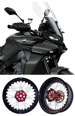 Kineo Wire Spoked Tubeless Wheels for Yamaha Tracer 9 & 9GT 2021> onwards