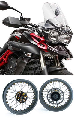 Kineo Wire Spoked Wheels for Triumph Tiger 800XC, XCX & XCA 2011> onwards
