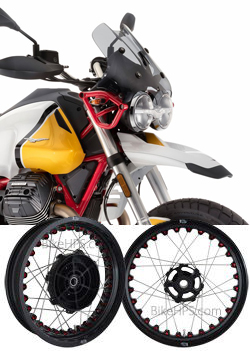 Kineo Wire Spoked Tubeless Wheels for Kineo Spoked Wheels Moto Guzzi V85 TT 2019> onwards