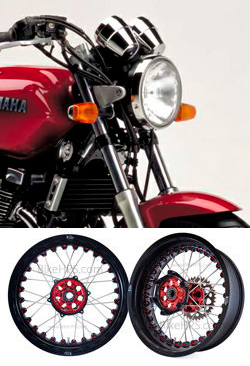 Kineo Wire Spoked Wheels for Yamaha XJR1200 1995-1998 