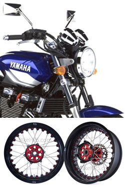 Kineo Wire Spoked Wheels for Yamaha XJR1300 & XJR1300SP 1998-2003 