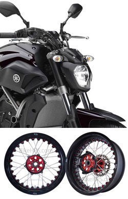 Kineo Wire Spoked Wheels for Yamaha MT-07 & Tracer 700 2014> onwards 