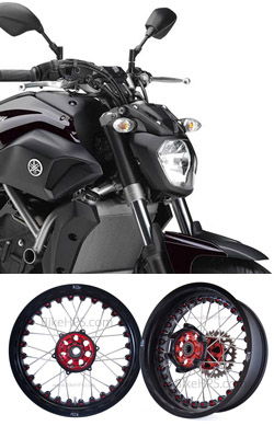 Kineo Wire Spoked Tubeless Wheels for Yamaha MT-07 & Tracer 700 2014> onwards