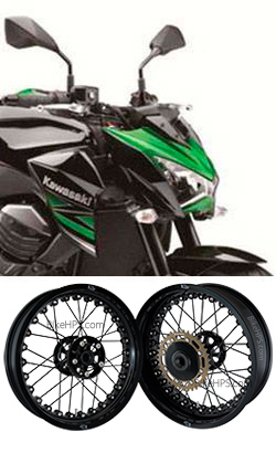 Kineo Wire Spoked Wheels for Kawasaki Kawasaki Z800 (inc. ABS models) 2013> onwards