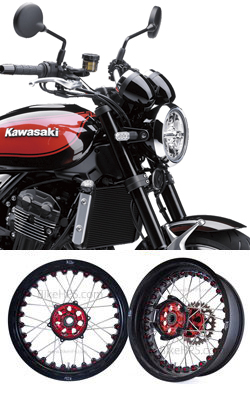 Kineo Wire Spoked Wheels for Kawasaki Z900RS (including Cafe model) 2018> onwards 