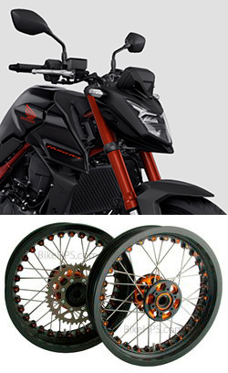 Kineo Wire Spoked Tubeless Wheels for Honda CB750 Hornet 2023> onwards 