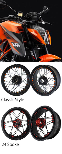 Kineo Wire Spoked Tubeless Wheels for KTM 1290 Super Duke R (ABS) 2014> onwards