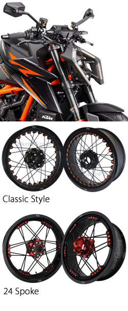 Kineo Wire Spoked Tubeless Wheels for KTM 1390 Super Duke R (including EVO) 2024> onwards 