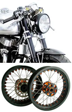 Kineo Wire Spoked Tubeless Wheels for Norton Domiracer 2014 