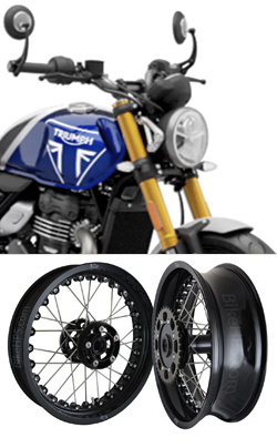 Kineo Wire Spoked Tubeless Wheels for Triumph Speed 400 2024> onwards